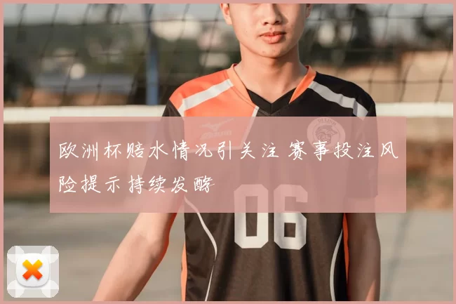 欧洲杯赔水情况引关注 赛事投注风险提示持续发酵