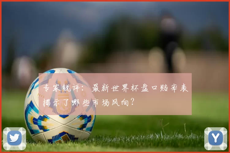专家锐评：最新世界杯盘口赔率表揭示了哪些市场风向？